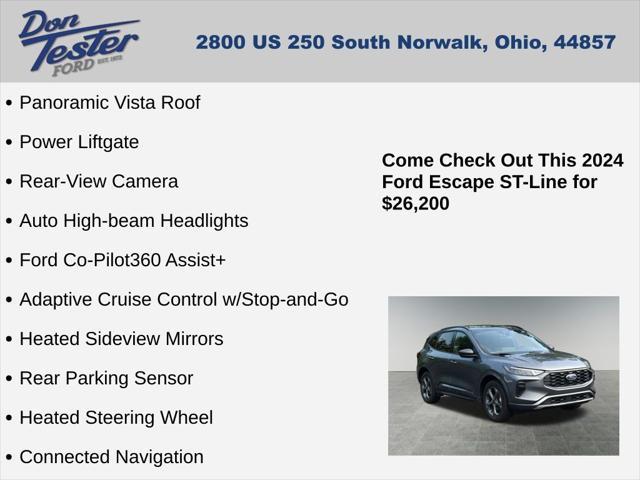used 2024 Ford Escape car, priced at $26,200