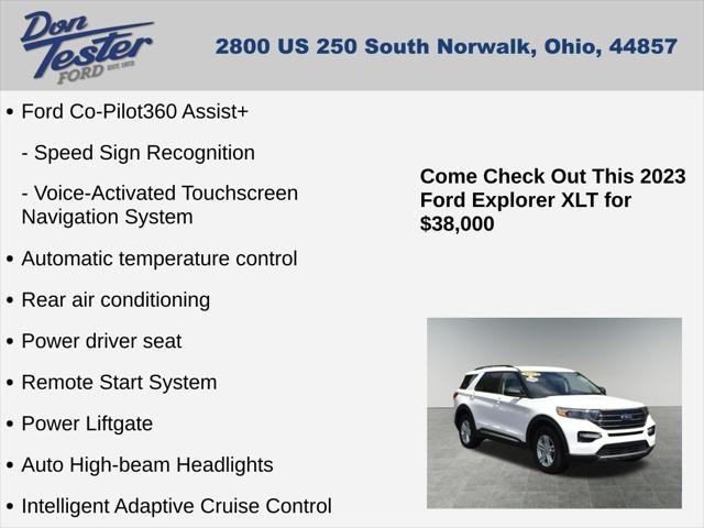 used 2023 Ford Explorer car, priced at $38,000