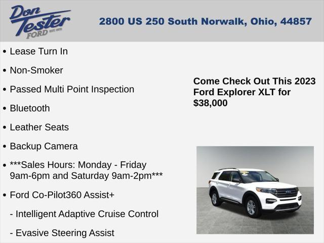 used 2023 Ford Explorer car, priced at $38,000