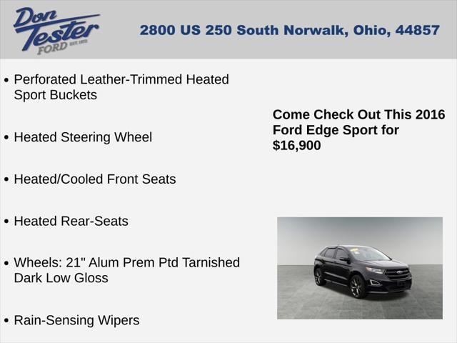 used 2016 Ford Edge car, priced at $16,900