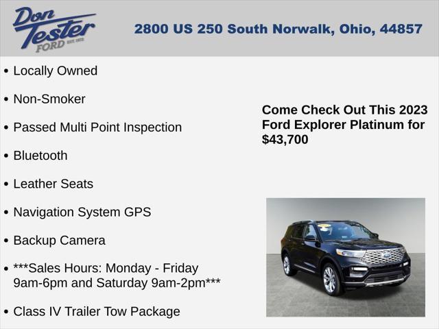 used 2023 Ford Explorer car, priced at $43,700