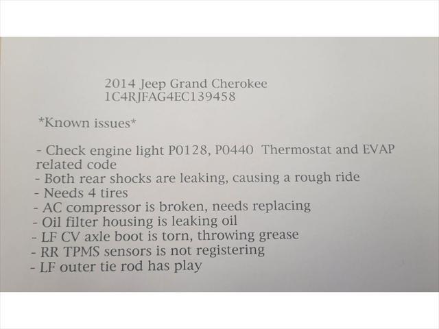 used 2014 Jeep Grand Cherokee car, priced at $1,995