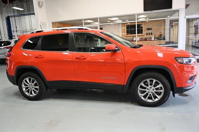 used 2021 Jeep Cherokee car, priced at $23,500