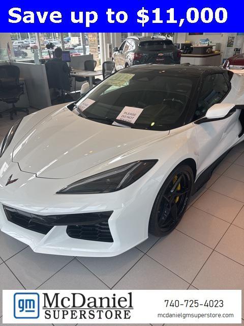 new 2025 Chevrolet Corvette E-Ray car, priced at $124,750