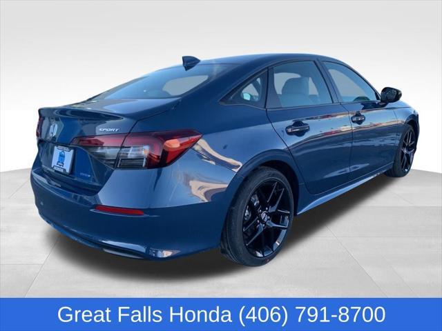 new 2025 Honda Civic Hybrid car, priced at $29,250