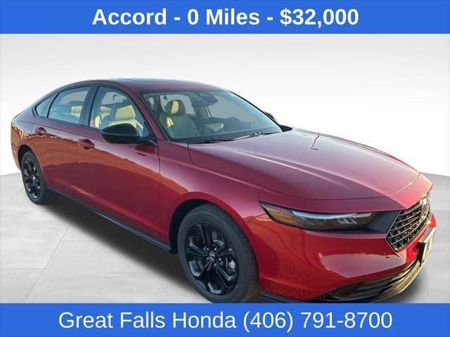 new 2025 Honda Accord car, priced at $32,000