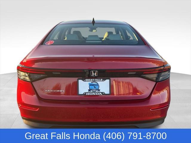 new 2025 Honda Accord car, priced at $30,651