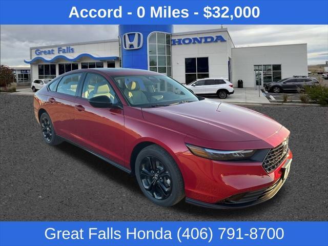 new 2025 Honda Accord car, priced at $32,000