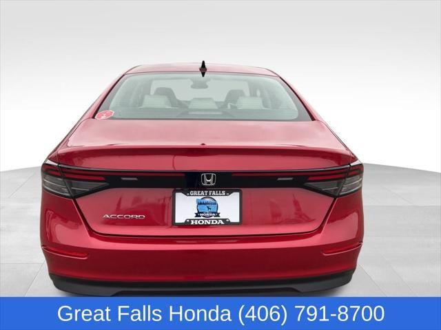 new 2025 Honda Accord car, priced at $30,651