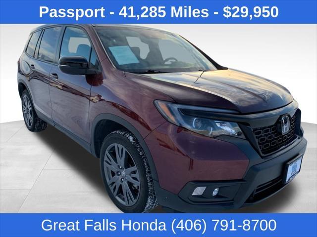 used 2021 Honda Passport car, priced at $29,850