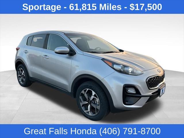 used 2021 Kia Sportage car, priced at $17,500