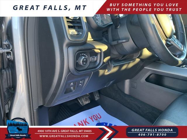 used 2021 Ram 1500 car, priced at $39,000