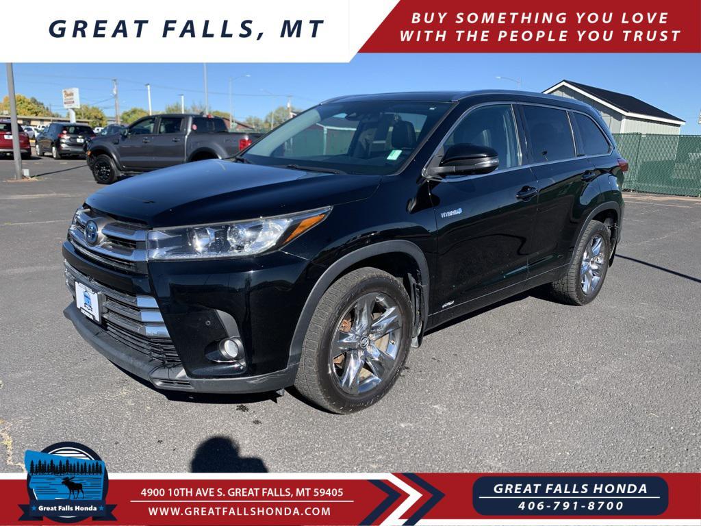 used 2018 Toyota Highlander Hybrid car, priced at $26,500