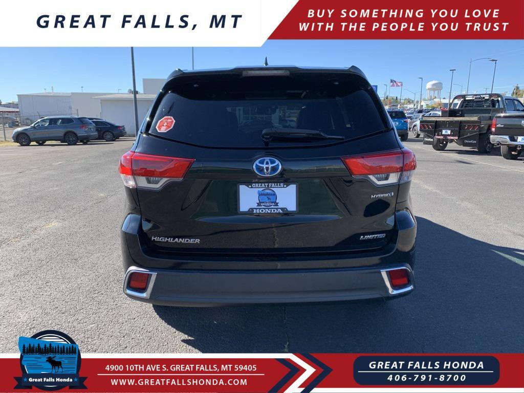 used 2018 Toyota Highlander Hybrid car, priced at $26,500