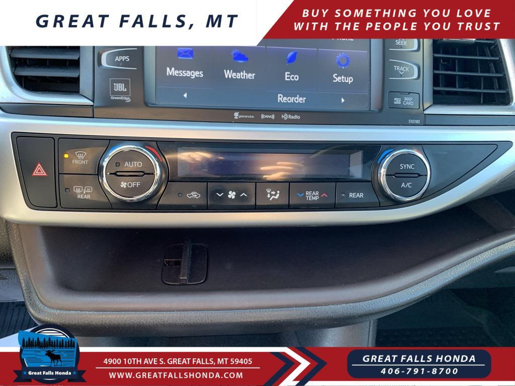 used 2018 Toyota Highlander Hybrid car, priced at $26,500