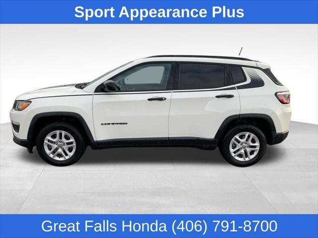 used 2018 Jeep Compass car, priced at $14,250