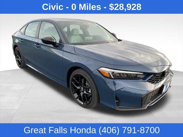 new 2025 Honda Civic car, priced at $28,928