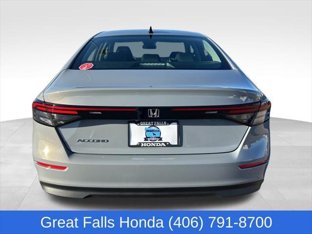 new 2025 Honda Accord car, priced at $30,655