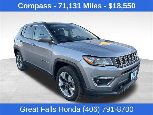 used 2021 Jeep Compass car, priced at $18,550