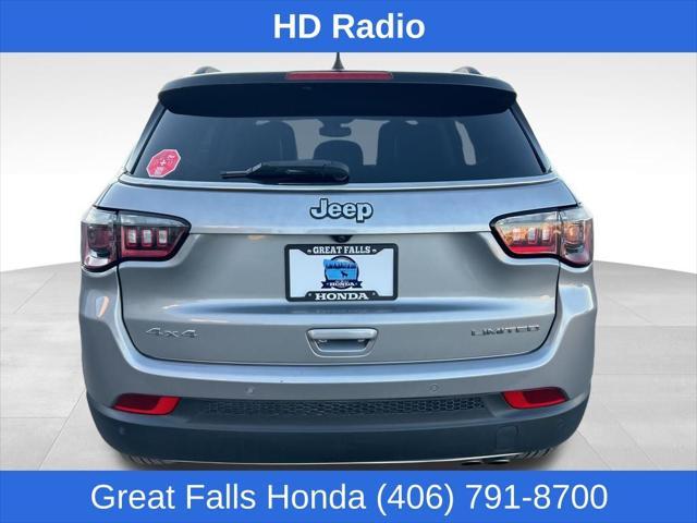 used 2021 Jeep Compass car, priced at $18,550