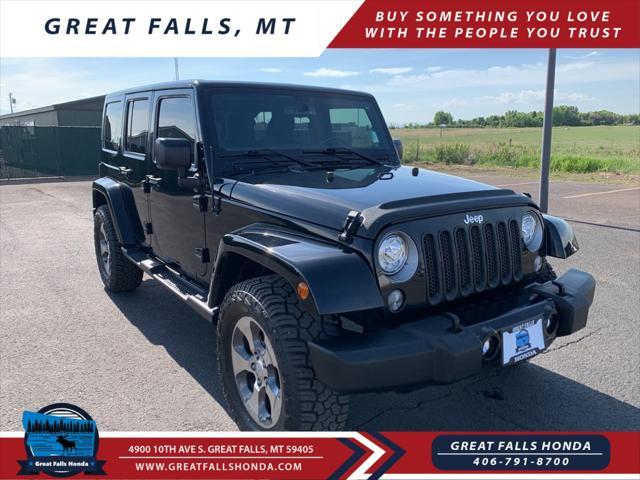 used 2018 Jeep Wrangler JK Unlimited car, priced at $26,850