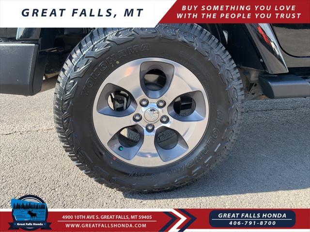 used 2018 Jeep Wrangler JK Unlimited car, priced at $26,850