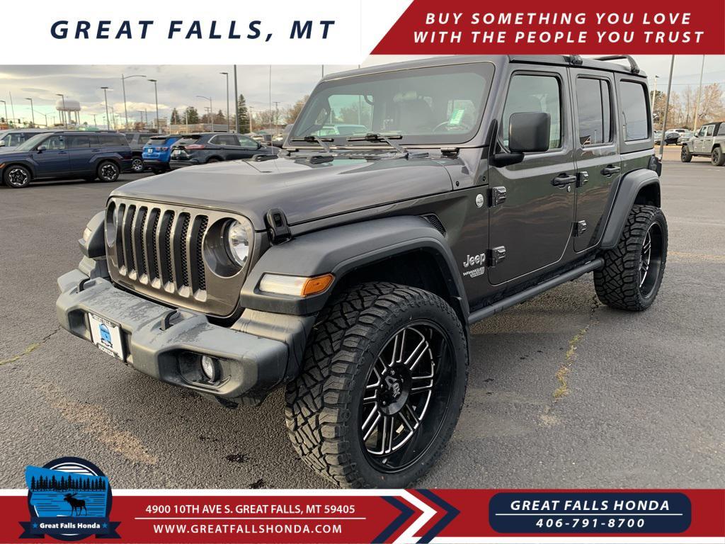 used 2021 Jeep Wrangler Unlimited car, priced at $28,250