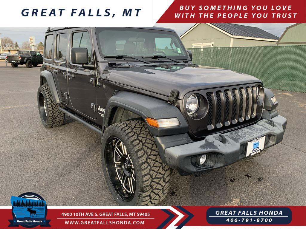 used 2021 Jeep Wrangler Unlimited car, priced at $29,500