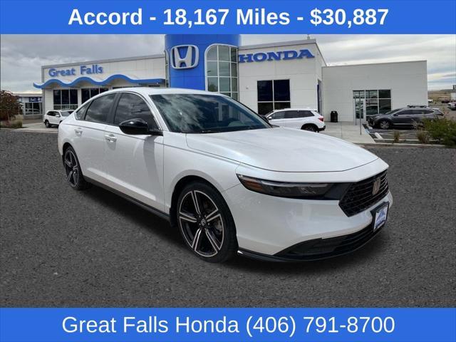 used 2023 Honda Accord Hybrid car, priced at $30,887
