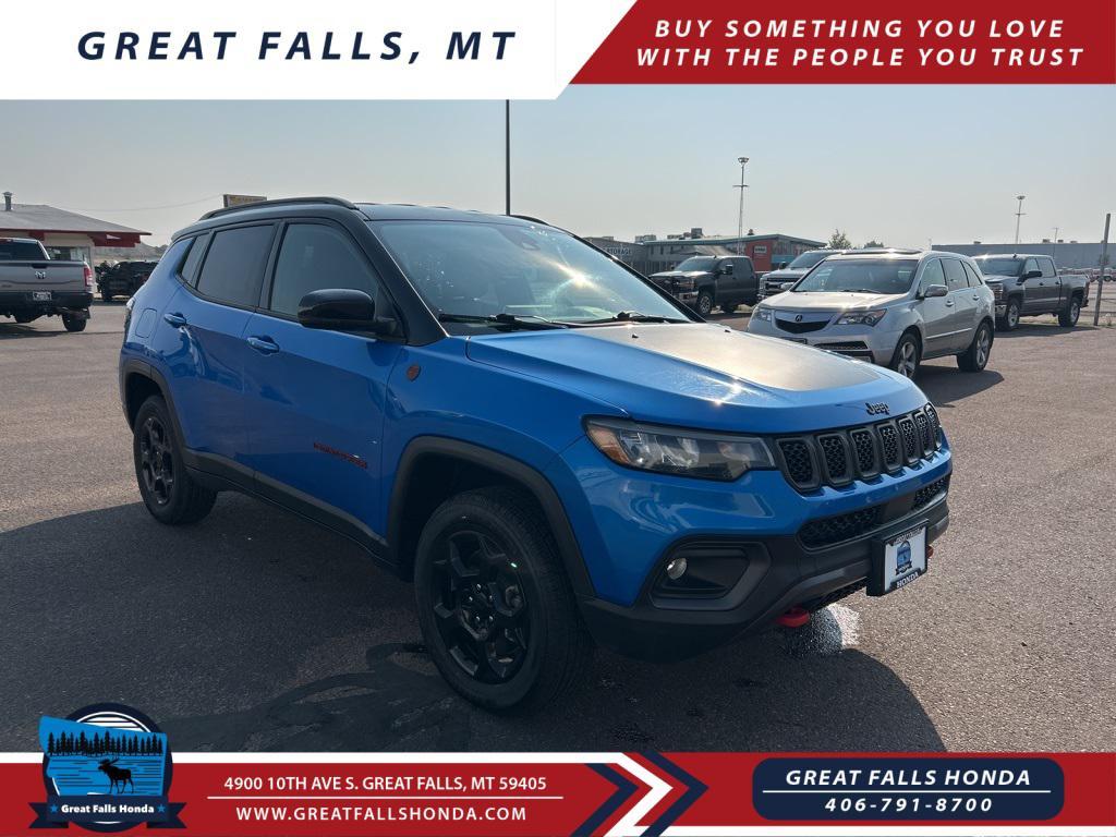 used 2023 Jeep Compass car, priced at $24,500