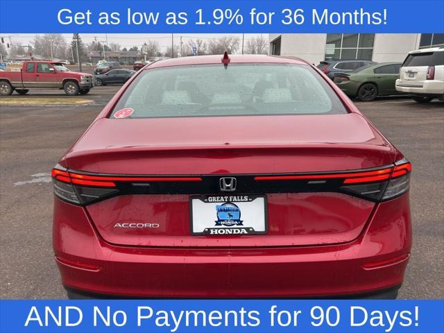 new 2024 Honda Accord car, priced at $31,750