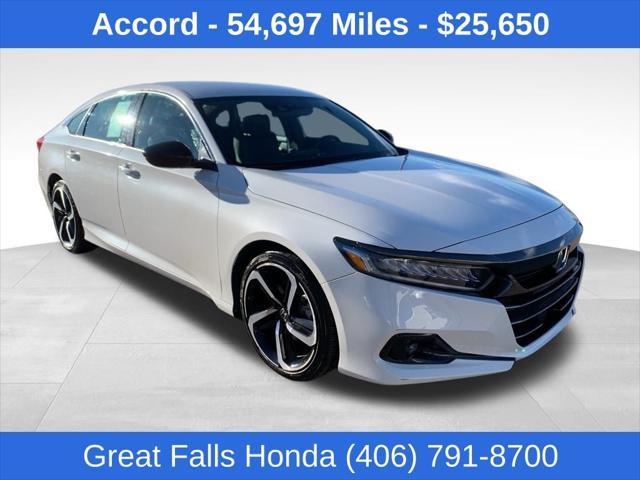 used 2022 Honda Accord car, priced at $25,650