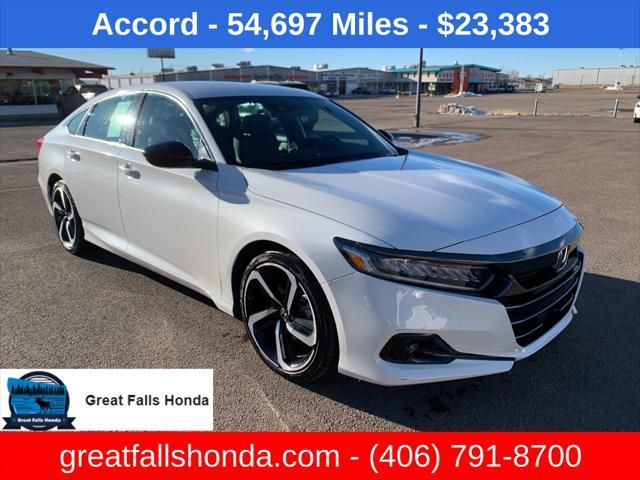 used 2022 Honda Accord car, priced at $23,383