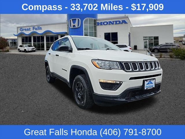used 2018 Jeep Compass car, priced at $17,909