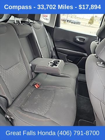 used 2018 Jeep Compass car, priced at $17,894