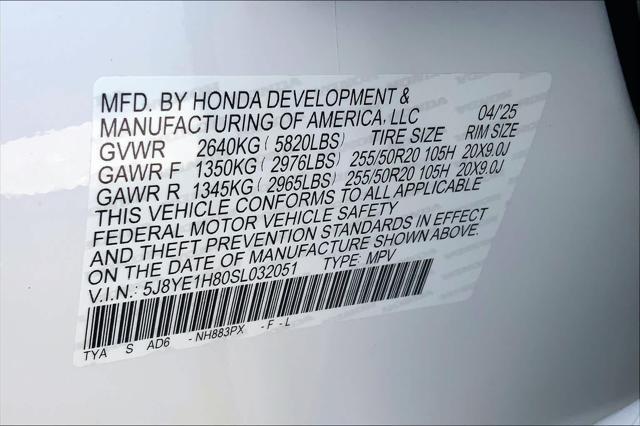 new 2025 Acura MDX car, priced at $68,250