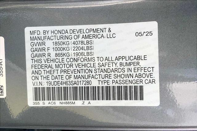 new 2025 Acura Integra car, priced at $39,795