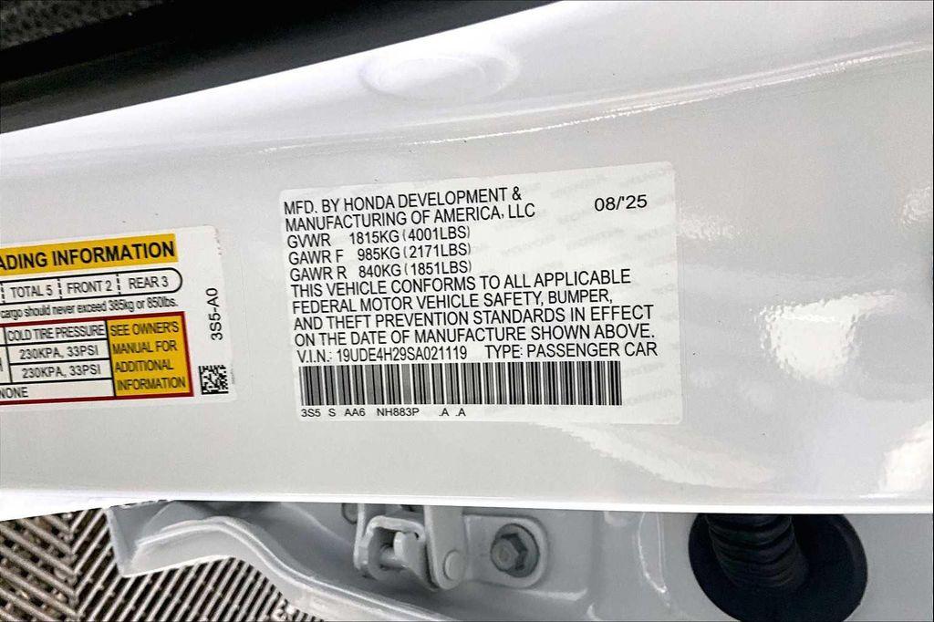 new 2025 Acura Integra car, priced at $34,795