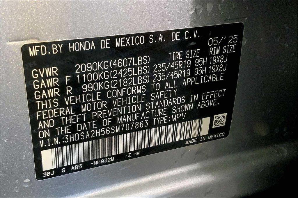 new 2025 Acura ADX car, priced at $41,350