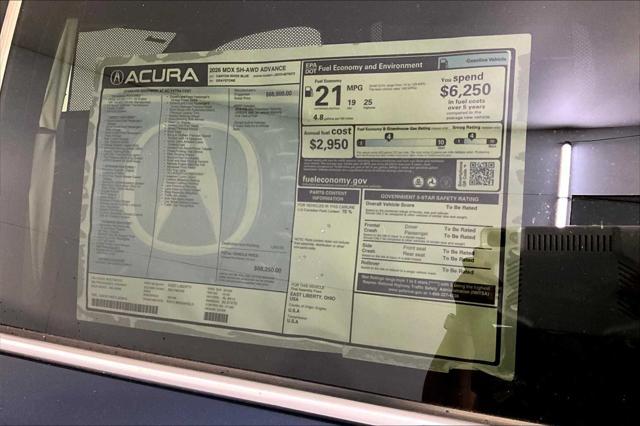 new 2026 Acura MDX car, priced at $68,250
