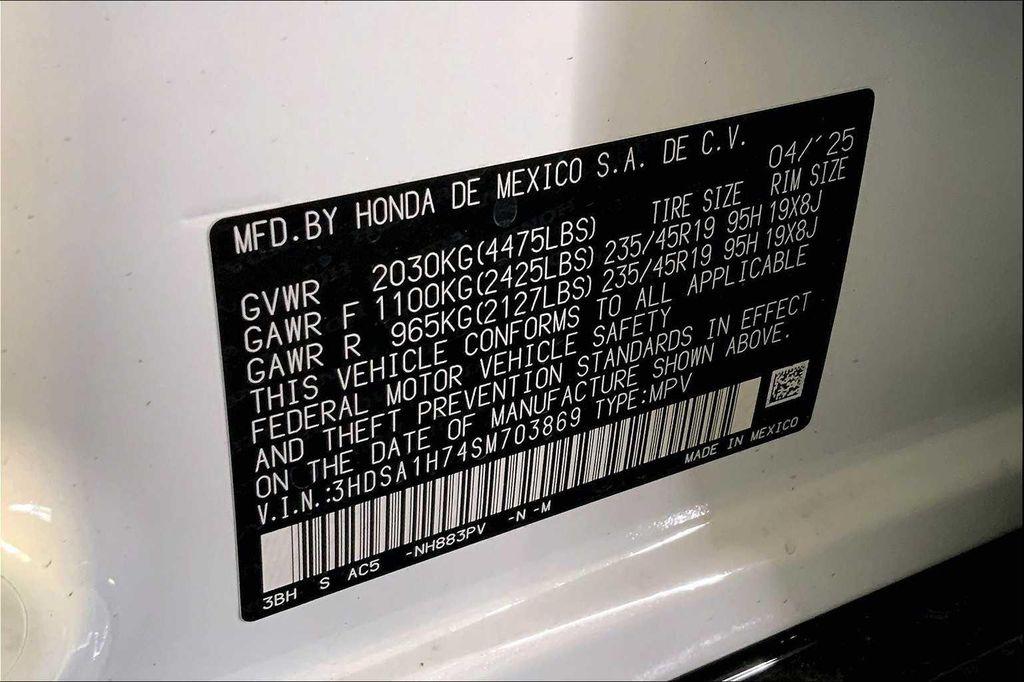 new 2025 Acura ADX car, priced at $43,950