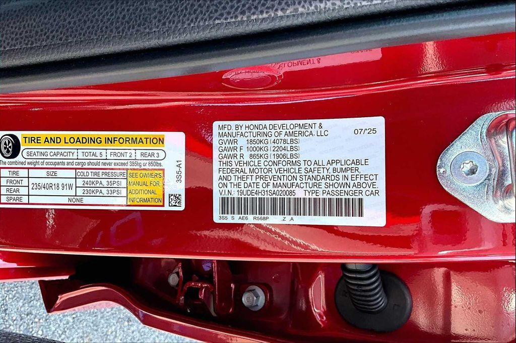 new 2025 Acura Integra car, priced at $36,795