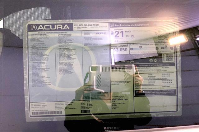 new 2025 Acura MDX car, priced at $60,750