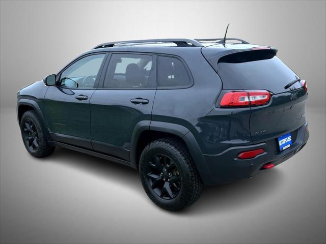 used 2018 Jeep Cherokee car, priced at $18,838