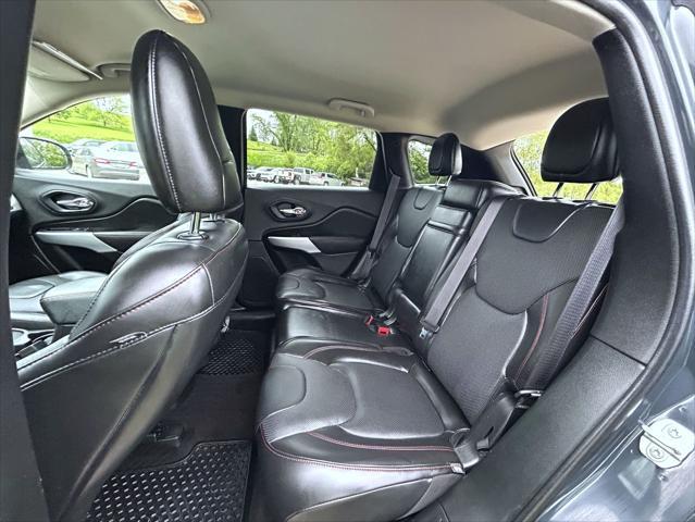 used 2018 Jeep Cherokee car, priced at $18,838