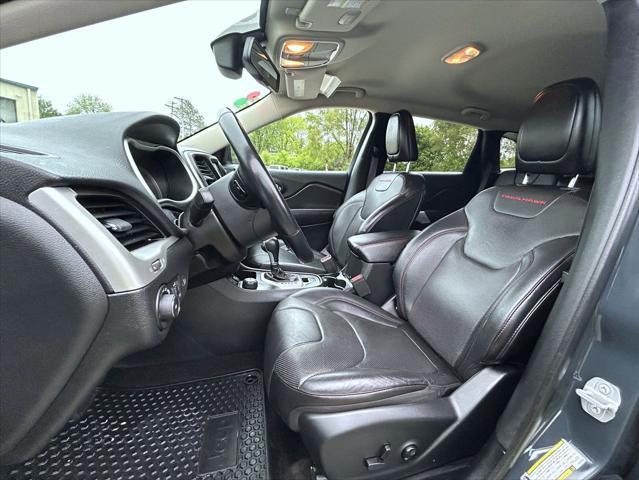 used 2018 Jeep Cherokee car, priced at $18,838