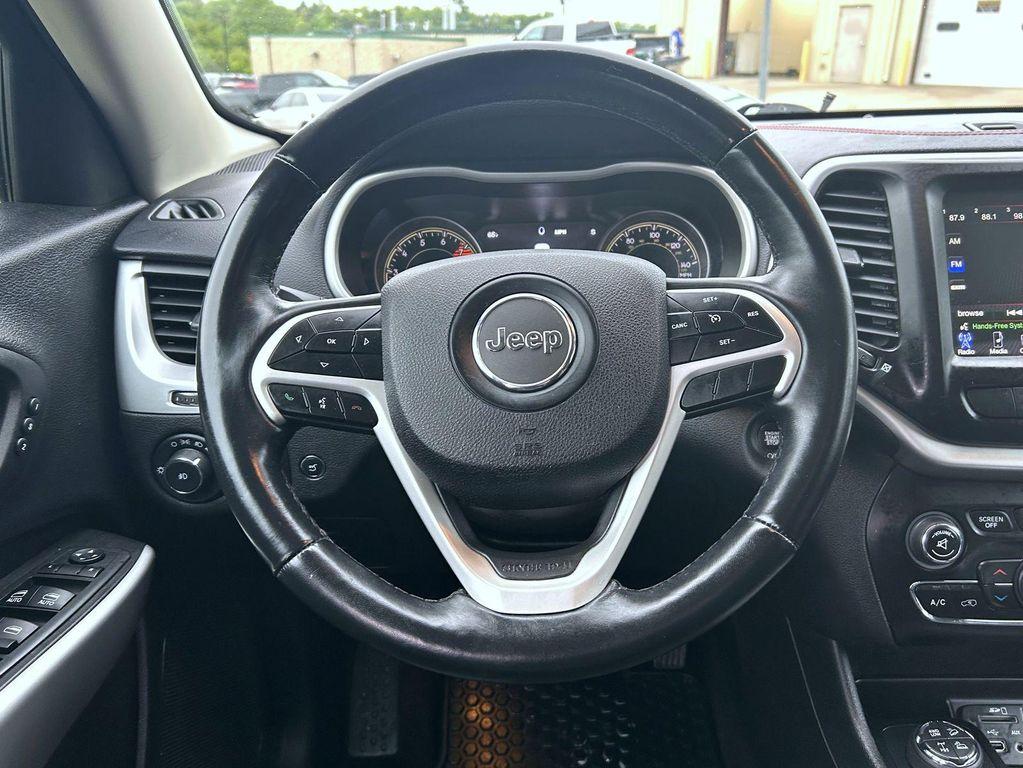 used 2018 Jeep Cherokee car, priced at $18,838
