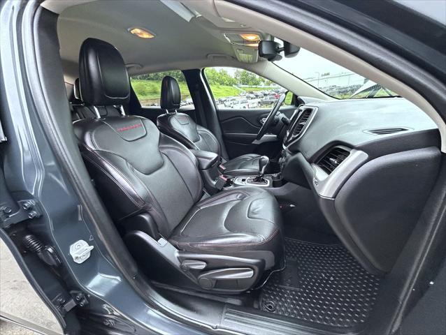 used 2018 Jeep Cherokee car, priced at $18,838