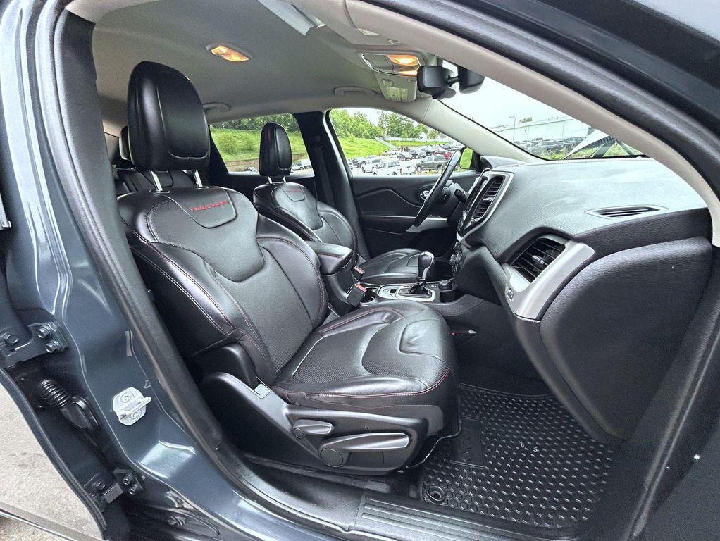 used 2018 Jeep Cherokee car, priced at $18,838