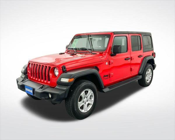 used 2021 Jeep Wrangler Unlimited car, priced at $32,350